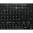N7 Adesivi per tastiera - gran conjunto - sfondo nero - 13:13mm