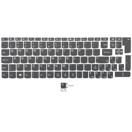 Adesivi Per Tastiera PC Bianchi - Ideali Per Laptop, Notebook E Desktop - Scritte Bianche Su Sfondo Bianco (3 Pezzi) - Foto 3