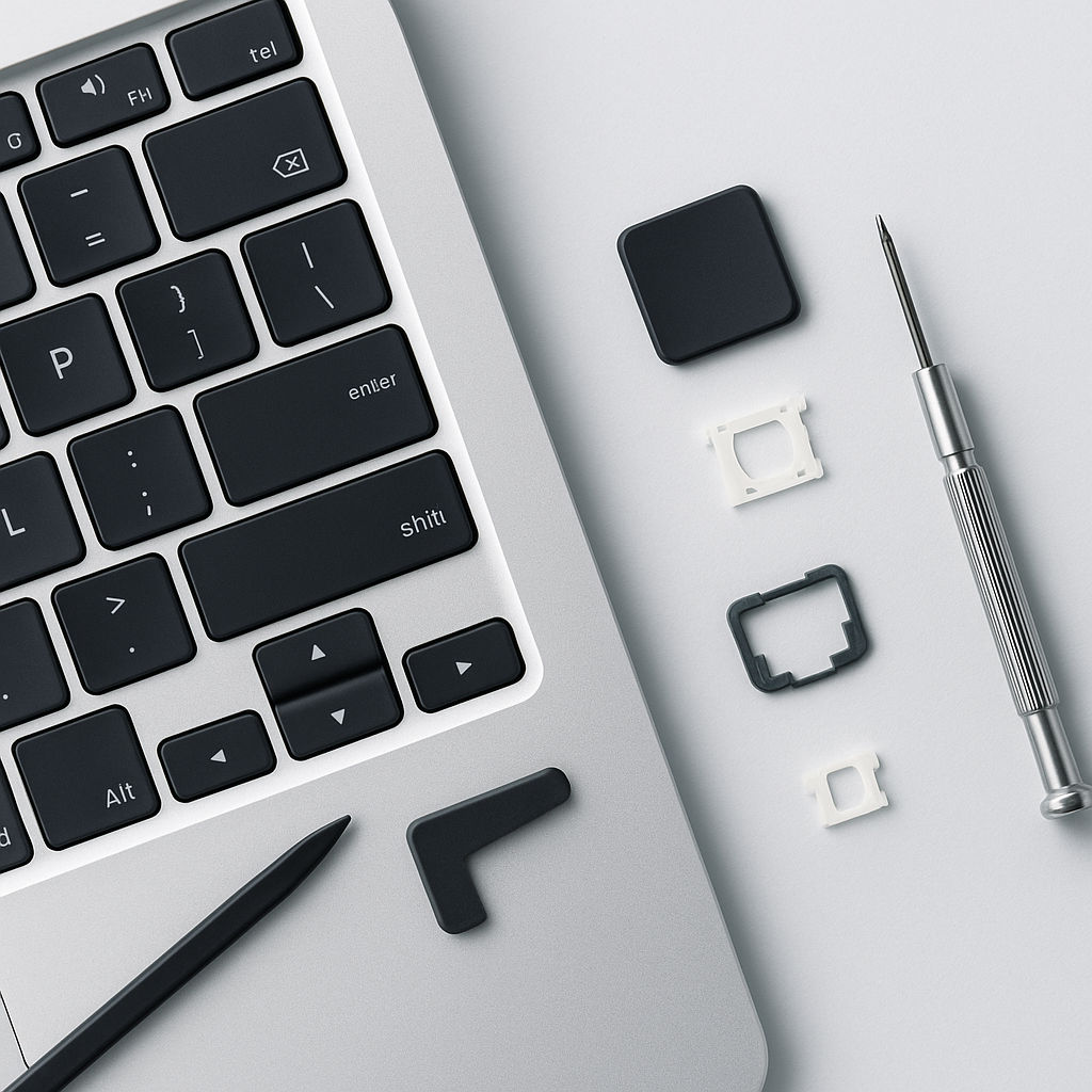 Guida passo dopo passo alla sostituzione di un tasto della tastiera del laptop